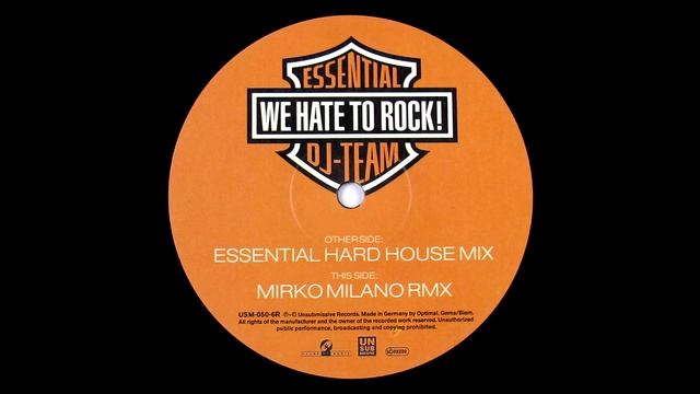 Essential DJ-Team - We Hate To Rock! (Mirko Milano Rmx) [HQ] смотреть онлайн