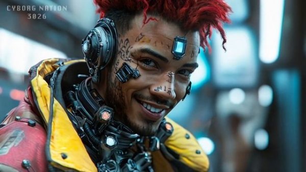 Citizens of Cyborg Nation – SCIENCE FICTION ART #HailuoAI