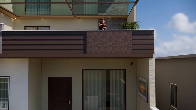 ELEVATION DESIGN  |REVIT AND ENSCAPE)