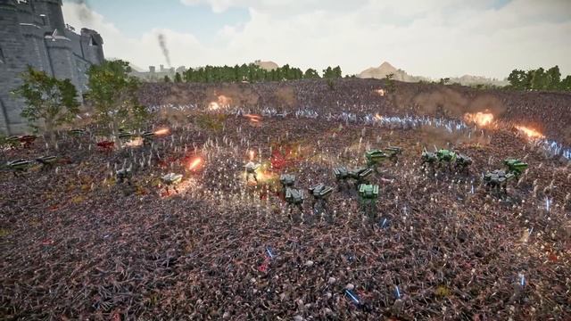 Vader's GREAT WALL Defense vs 6,000,000 Zombies - Ultimate Epic Battle Simulator 2 смотреть онлайн