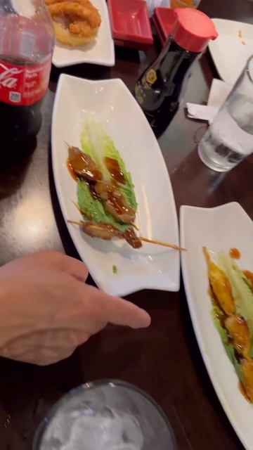 Satay Beef, Satay Chicken, Gyoza, Calamari & Ramen | Haiku Sushi & Bar #shorts смотреть онлайн