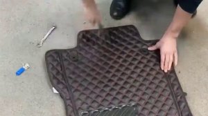 Тест коврики из эко кожи прочность кожи для ковриков - 3D Prime