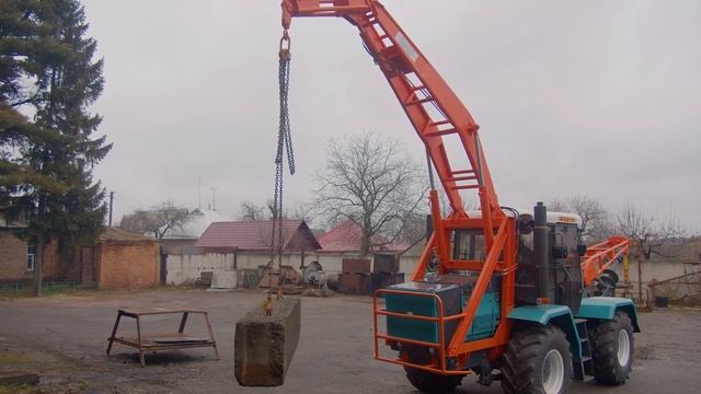 Оновлена Бурильно-кранова машина ХТЗ (БКМ) смотреть онлайн