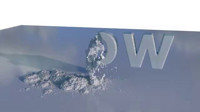 3ds max + Corona + ReaFlow10 - Test animation snow смотреть онлайн