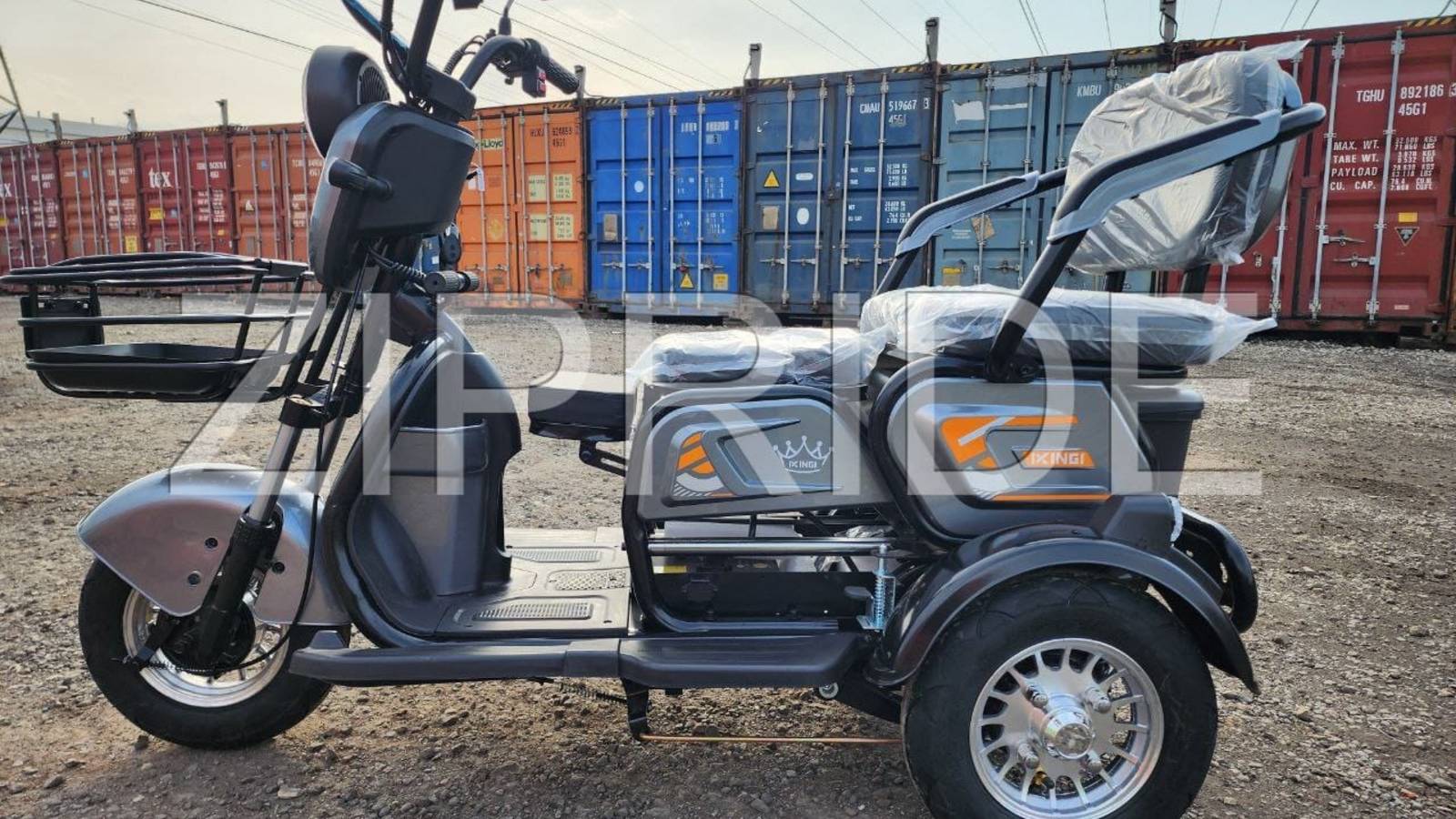 🙌ПОЛНЫЙ ОБЗОР НОВИНКИ🔥 НА ДАЧУ😉 Электрический трицикл IKINGI 1000W 60v23ah Zipride