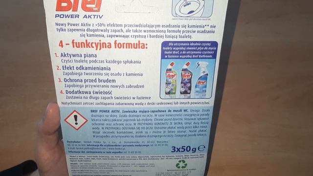 Bref zawieszka do WC Power Aktiv Ocean 3x50g - cena, opinie, zastosowanie, recenzja, ciekawostki смотреть онлайн