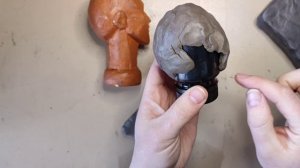 Урок ИЗО в 6 классе. Портрет в скульптуре: выполняем портрет из пластилина. Часть 1