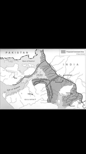 Bhuj Mandvi Narmada Canal. #upsccse #india #gujarat #upscexam #geography #narmada #amarkantak #upsc