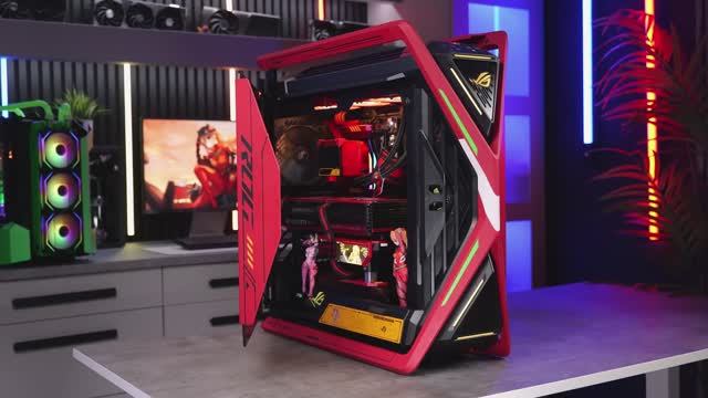 EPIC $7,000 Evangelion PC Build Time Lapse смотреть онлайн