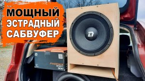 Не ПАНЧ, а БАС! Мощный эстрадный сабвуфер DL Audio Phoenix Sport 300