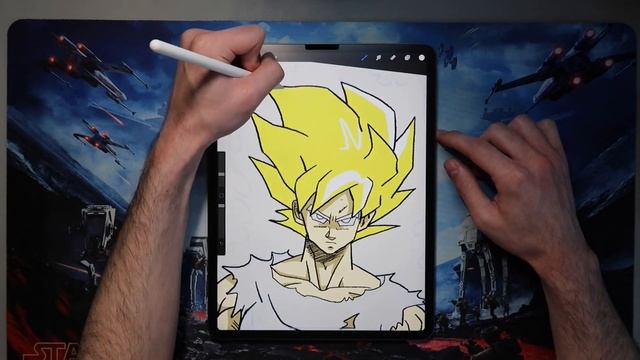Super Saiyan Goku | [DIGITAL] Time-Lapse Drawing смотреть онлайн