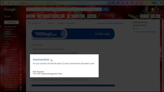 THWGlobal типичные ошибки при регистрации смотреть онлайн