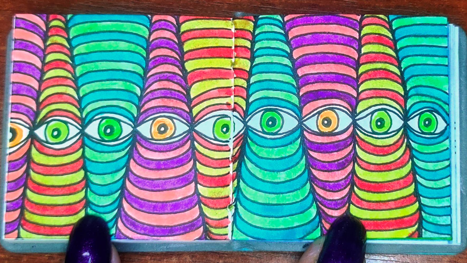 Цветные червячки в мини блокноте смотреть онлайн