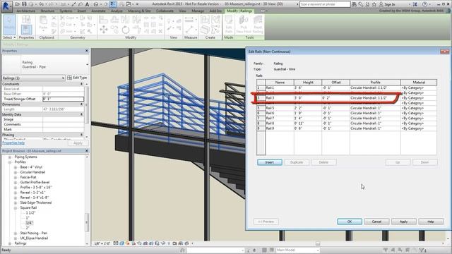 3ds Max and Revit Interoperability - Part 06 - Optimizing Railings смотреть онлайн
