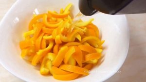 Цукаты из апельсиновых корок — быстрый рецепт! 🍊✨