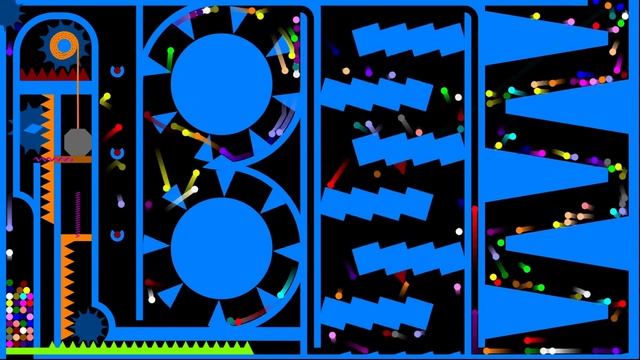 Elimination Gimmick 2 - Marble Race in Algodoo смотреть онлайн