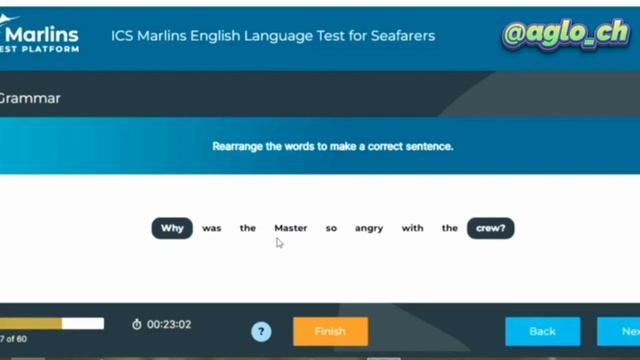 Marlins Test For Seafarer - Grammar - Tenses смотреть онлайн