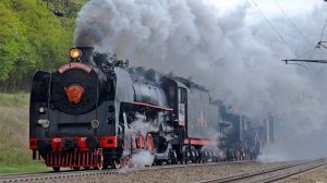 РЕТРО-ПОЕЗД "ПОБЕДА" НА СКЖД. 2018 ГОД