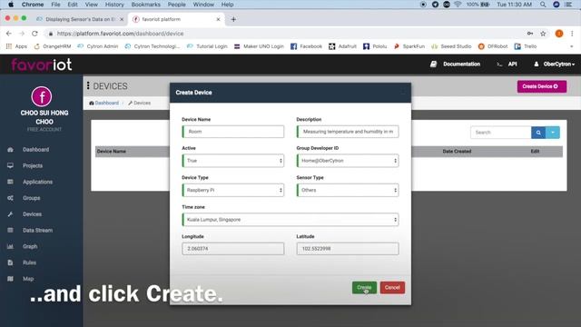 Getting Started With Favoriot IoT Platform Using Raspberry Pi смотреть онлайн
