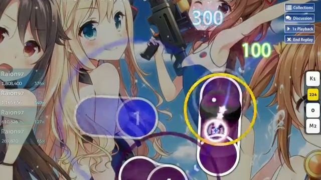 Osu - TrySail - High Free Spirits [Normal] [S] 96,93% смотреть онлайн