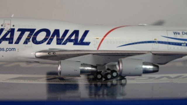 AWESOME JC Wings National Airlines Boeing 747-400BCF Model Unboxing & Review