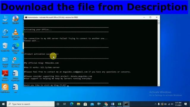 How To Activate Pre-installed Office Home & Student On Windows PC ✔