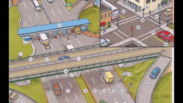 Highways streets roads video English lesson смотреть онлайн
