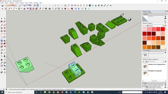 Déplacement & Rotation dans Google Sketchup смотреть онлайн