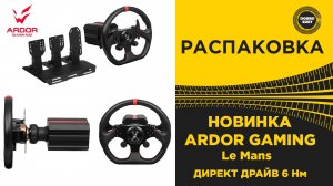 РАСПАКОВКА НОВИНКА Руль ARDOR GAMING Le Mans
