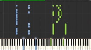 Gusty Garden Galaxy - Super Mario Galaxy (Piano Tutorial) [Synthesia]