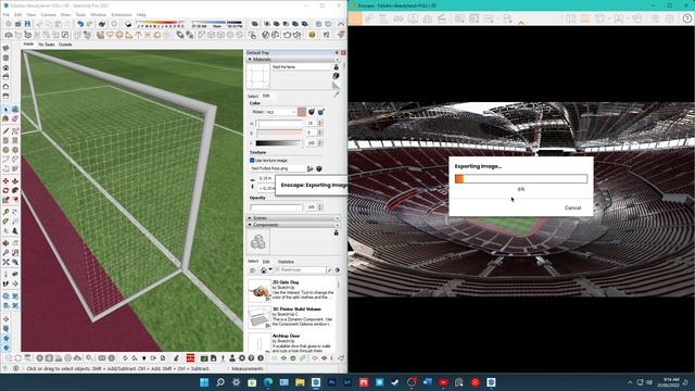 ENSCAPE FOR SKETCHUP - PRACTICE 08 [ Massive Stadium ] смотреть онлайн