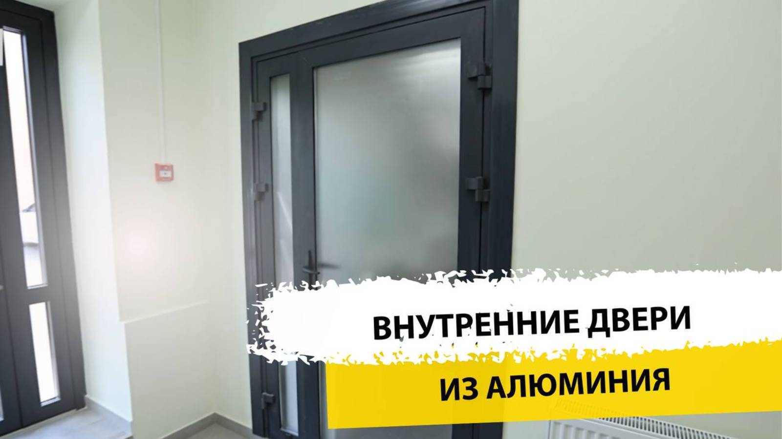 Алюминиевые двери из профиля Алюмарк S50 смотреть онлайн