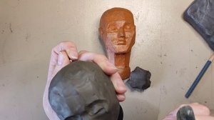 Урок ИЗО в 6 классе. Портрет в скульптуре: выполняем портрет из пластилина. Часть 2
