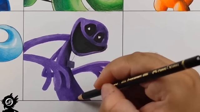 Drawing All Monsters Smiling Critters Style ( Poppy Playtime Chapter 3 ) смотреть онлайн