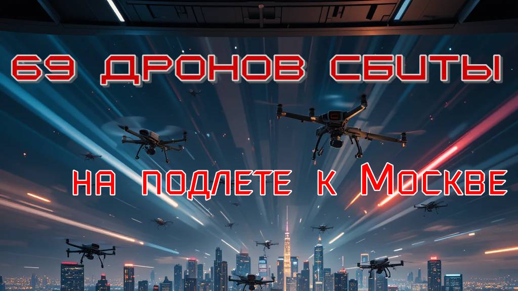 Собянин: 69 дронов сбиты на подлете к Москве смотреть онлайн