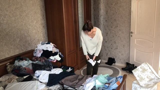РАСХЛАМЛЕНИЕ 2020 / ЗАЧИСТКА ГАРДЕРОБА С ПРИМЕРКАМИ / УБОРКА СПАЛЬНИ /МОТИВАЦИЯ НА ЧИСТОТУ И ПОРЯДО смотреть онлайн