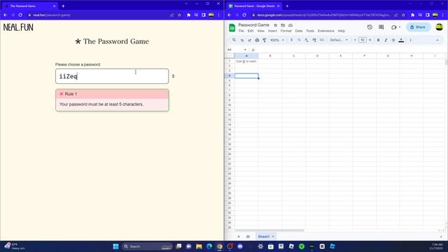 13 Year Old Attempts to Beat The Password Game EPISODE 1 OF 6 смотреть онлайн