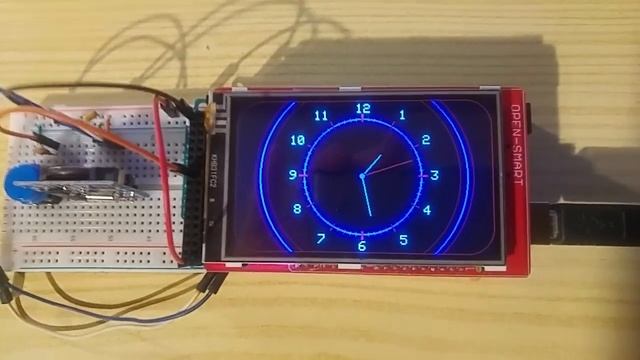 Horloge à Aiguilles Ecran TFT 3.2" v1.2 - Arduino смотреть онлайн