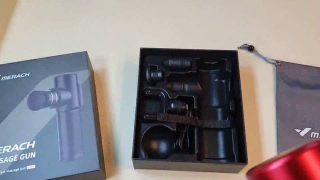 Merach Massage Gun Handheld Mini Percussion Device Professional Deep Tissue Massage Gun Review смотреть онлайн