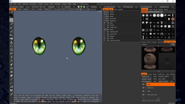 IP Masquerena painting timelapse (3DCoat, Krita and Blender) смотреть онлайн