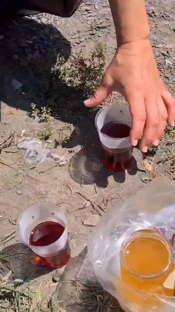 Ингушетия - 2022. Мёд на берегу горной реки.