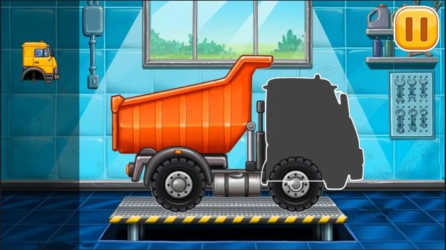 Construction Vehicles Truck Games for Kids - Kids Learn Construction Build a House смотреть онлайн
