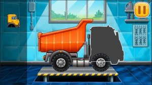 Construction Vehicles Truck Games for Kids - Kids Learn Construction Build a House