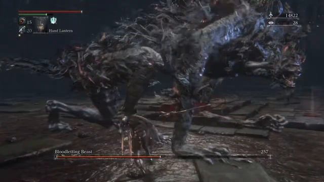 Chikage vs Bloodletting Beast (Normal Chalice) - Bloodborne смотреть онлайн