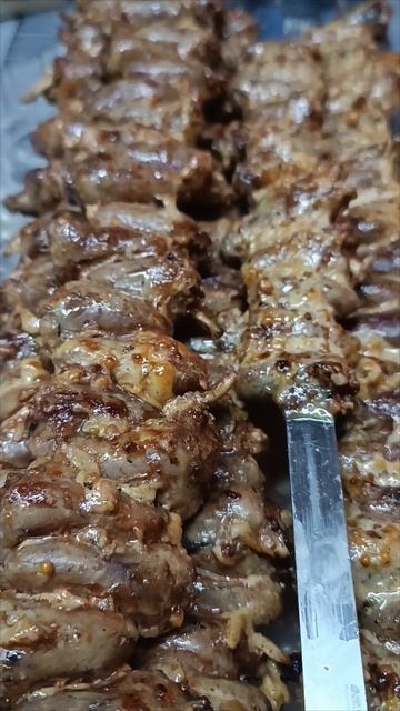 Шикарный ужин. Сердечки на гриле.