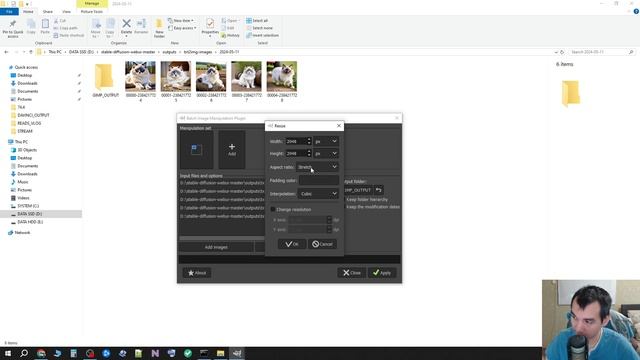 Пакетная обработка изображений в GIMP смотреть онлайн