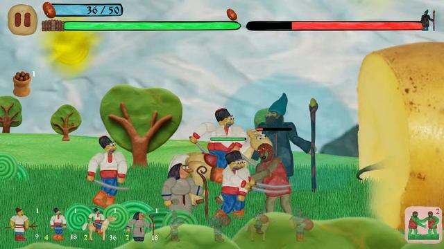 Potato war Tower defense HACK MoneyStars смотреть онлайн