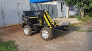 Минипогрузчик самодельный (4)