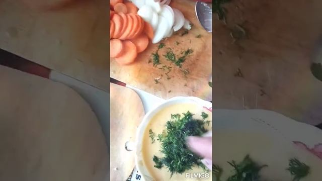 Куриная грудка с овощами. Просто и вкусно.