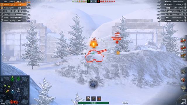 КВ-2 - Лучшие моменты (WoT Blitz) смотреть онлайн